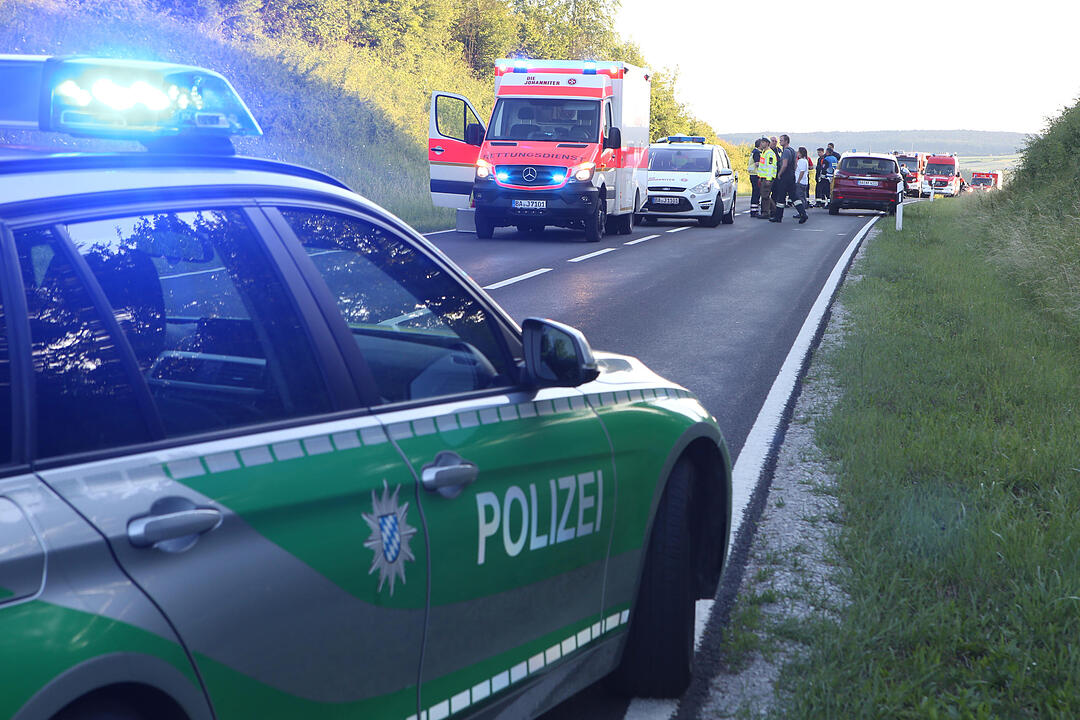 Kreis Bamberg: Biker nach Unfall in Lebensgefahr