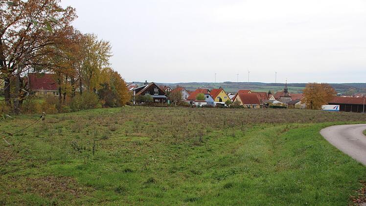 Auf dieser Fläche im Südosten von Limbach werden 14 Bauplätze ausgewiesen.   Foto: Andreas Dorsch