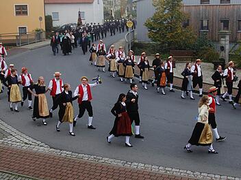 24 Plopaare feierten dieses Jahr mit vielen Besuchern die Kirmes in Geroda. Foto: Kirmesgesellschaft Geroda