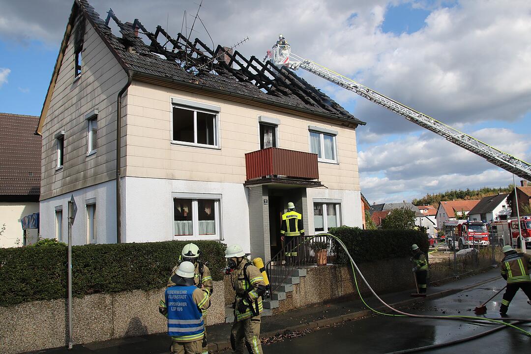 Großbrand in Lichtenfels