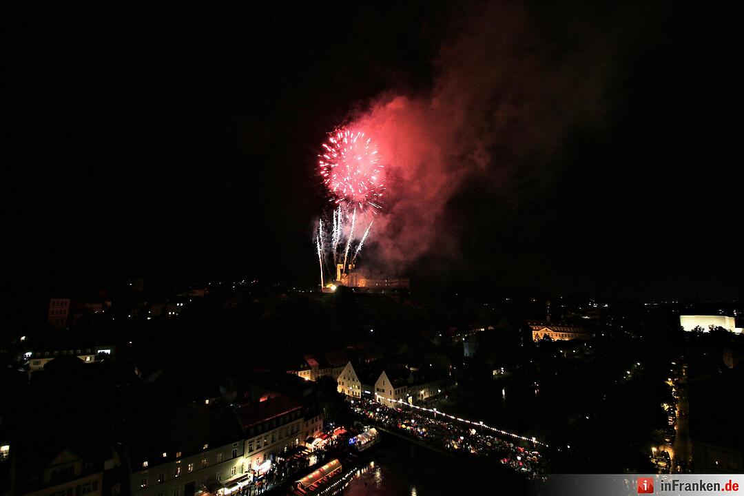 Sandkerwa-Feuerwerk in Bamberg