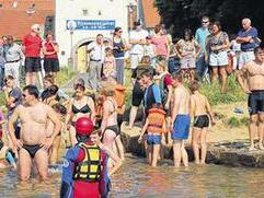 Schwimmen, Radeln, Schie&szlig;en und Feiern