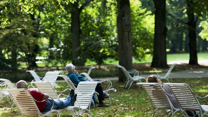 Auszeit im Luitpoldpark Foto: Staatsbad/Heiji Shin