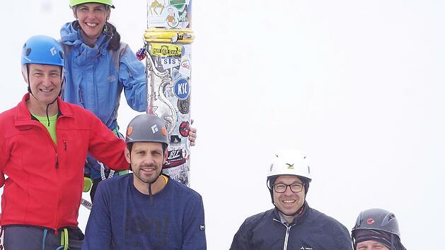 Besteigung der Zugspitze &uuml;ber den Stopselzieher-Klettersteig