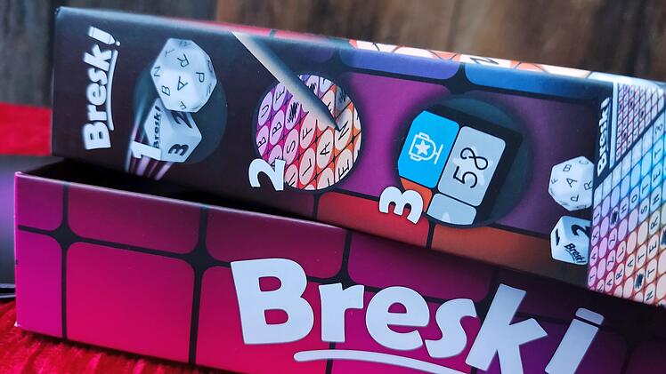 Spiel-Test "Bresk": innovatives Kreuzworträtsel-Würfeln