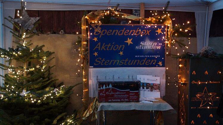 Weihnachtsmarkt in Großwenkheim. Anton Then