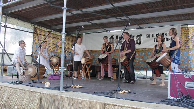 Auftakt bei den Afrika-Kulturtagen in Forchheim. Foto: Michael Memmel