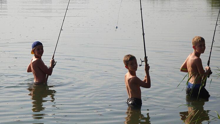 So macht das Angeln auch dem Nachwuchs Spaß.