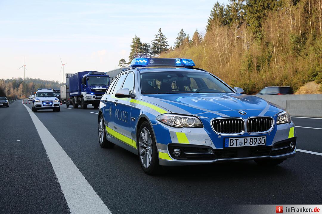 Unfall auf der A9 bei Gefrees
