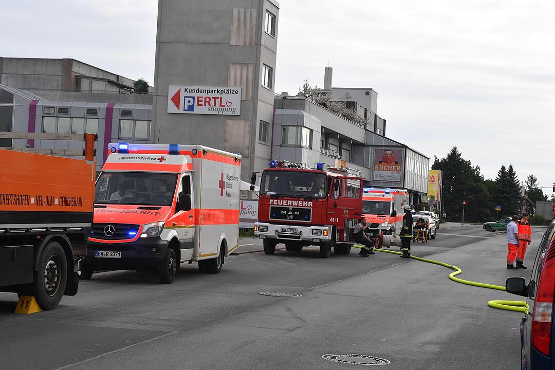 Hallstadt: Hoher Schaden bei Baumarkt-Brand