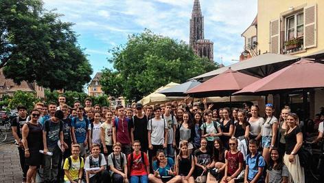 Am Wandertag in Straßburg gebummelt