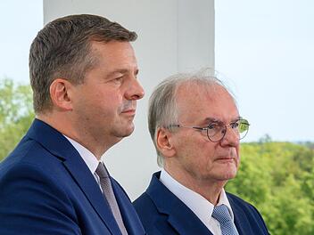 Sven Schulze und Reiner Haseloff