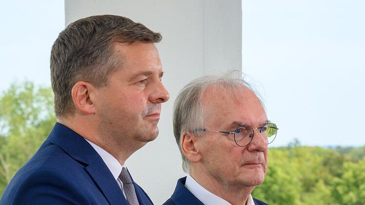 Sven Schulze und Reiner Haseloff