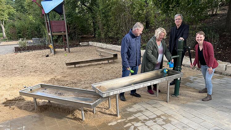 Bamberg: Umbau des Spielplatzes am Kiosk "Kunni" abgeschlossen - um Inklusion zu erm&ouml;glichen