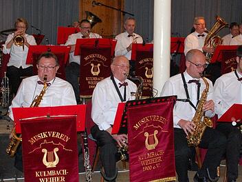 Die "Big Band Kwei" des Musikvereins Kulmbach-Weiher Fotos: Uschi Prawitz