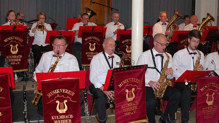 Die "Big Band Kwei" des Musikvereins Kulmbach-Weiher Fotos: Uschi Prawitz