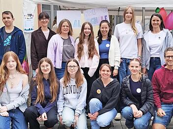 Sch&uuml;ler-Lehrer-Team der Jakob-Kaiser-Realschule