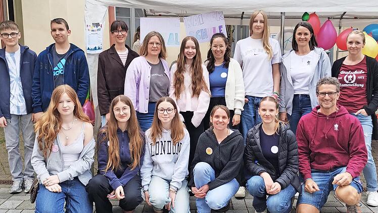 Sch&uuml;ler-Lehrer-Team der Jakob-Kaiser-Realschule