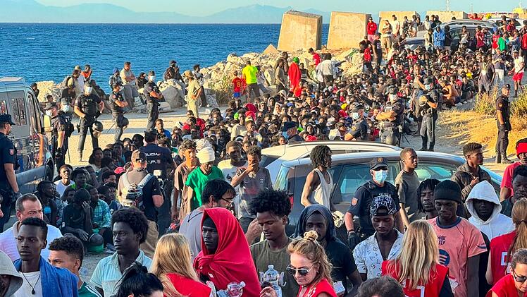 Migranten in Spanien - Ceuta