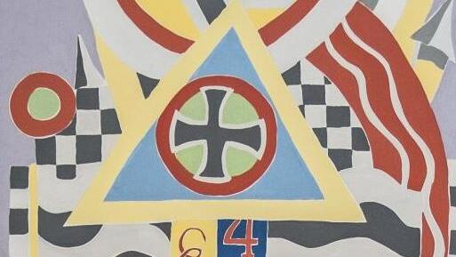 "Augenblick des Glücks" ist der Titel einer großen Ausstellung mit Werken von Moritz Götze im Kunstverein Coburg. Abbildung: Selbst in New York vor Hartley (Öl auf LEinwand)Foto: Jochen Berger