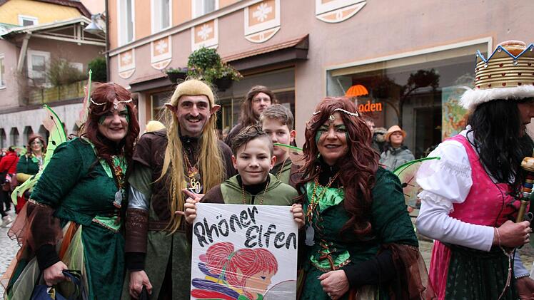 Faschingsumzug in Bad Brückenau 2020 Foto: Ulrike Müller