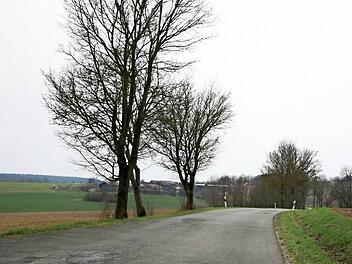 Die Ortverbindungsstraße von Rugendorf nach Feldbuch (im Hintergrund) wird möglichst noch in diesem Jahr saniert.  Foto: Klaus Klaschka