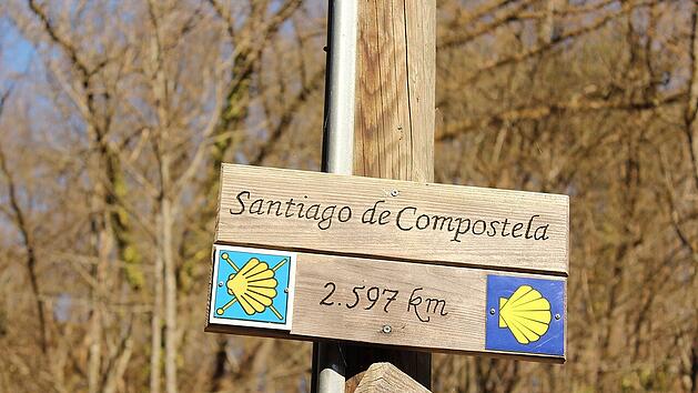 Von N&uuml;rnberg sind es noch rund 2.600 Kilometer bis nach Santiago.