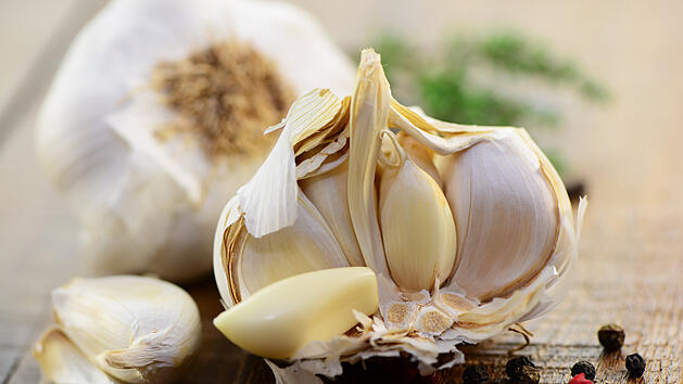 Knoblauch, Knoblauchzehe, Knolle