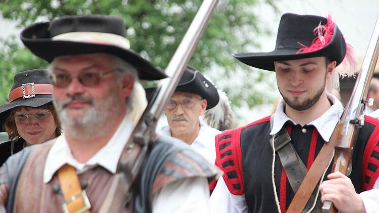 Historischer Festzug durch Kronach. Foto: Marco Meißner