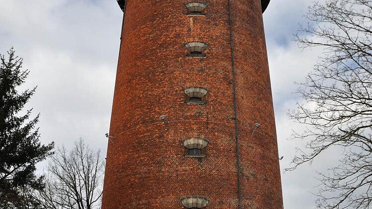 Der Wasserturm.  Foto: Harlad Koch