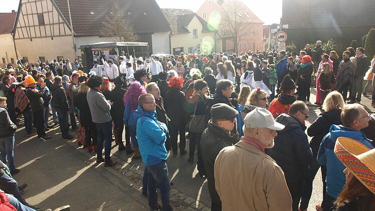 Faschingsumzug in Ebenhausen.  Foto: Stefan Geiger