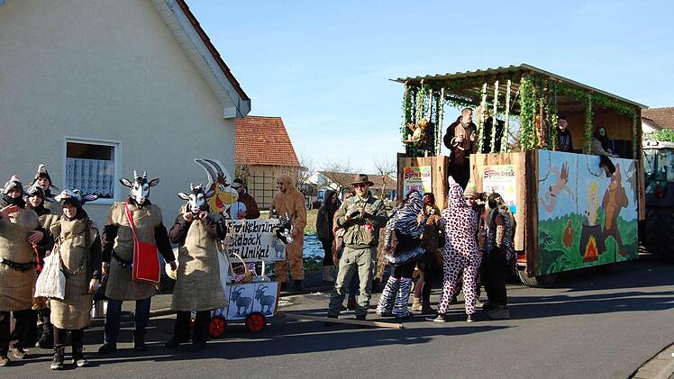 Faschingszug in Thulba  Foto: Günther Straub