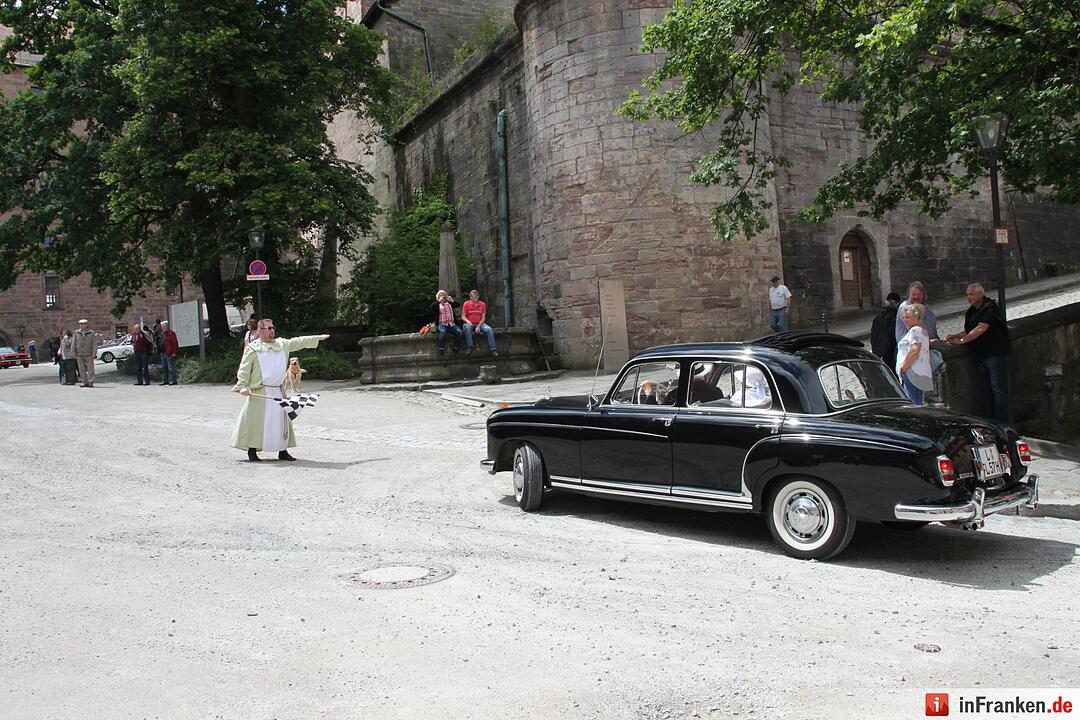 Oldtimertreffen auf der Kulmbacher Plassenburg