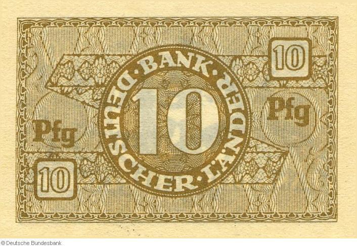 Deutsche Mark - Banknoten im Jahr 1948