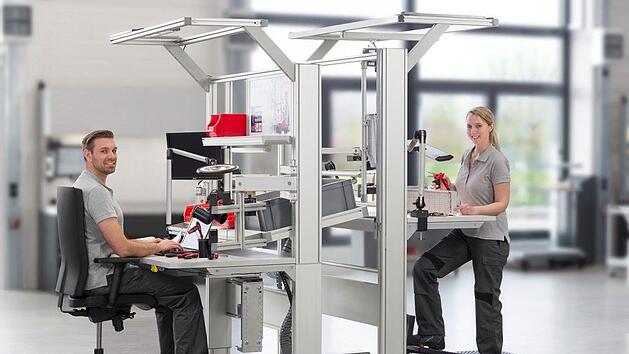 Ein ergonomisch richtig eingerichteter Arbeitsplatz verhindert schwere Sch&auml;den an Gelenken und Wirbels&auml;ule. Foto: Ronald Biallas/ AGR