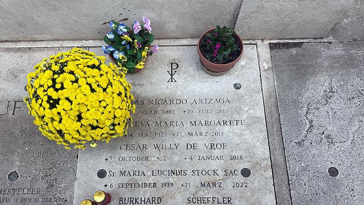 Grab des deutschen Obdachlosen Burkhard Scheffler