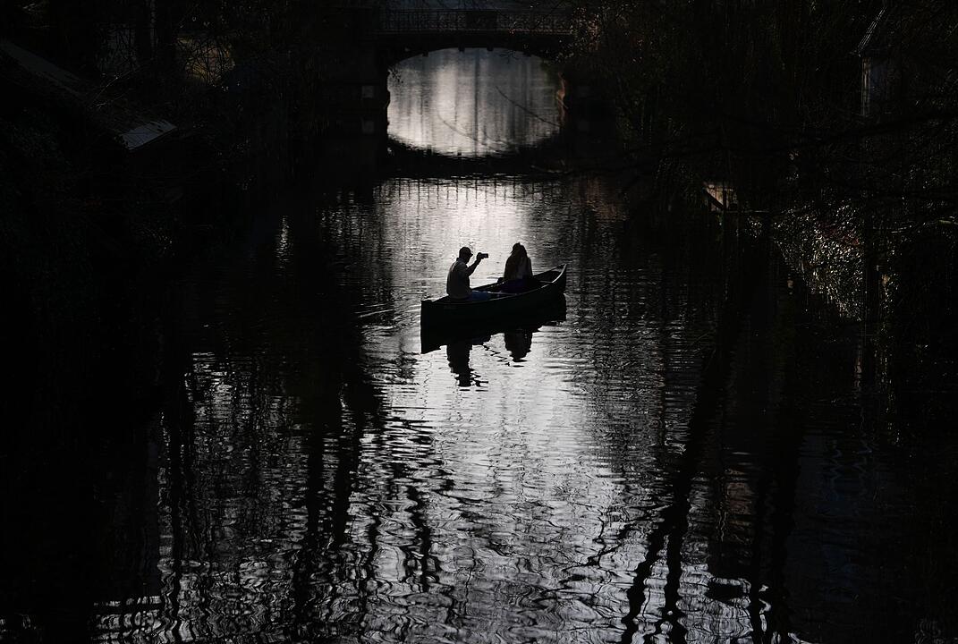 Fr&uuml;hlingswetter in Hamburg