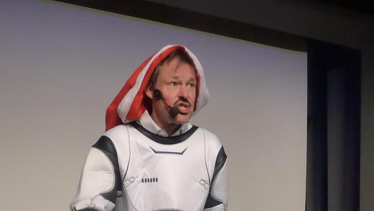 Dr. Franz als Jedi Foto: Thomas Weichert