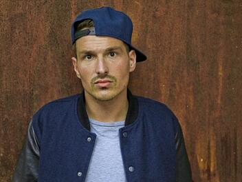 André Wedel aus Bamberg will als Rapper A.D.S einen Plattenvertrag. Das Voting läuft noch bis zum 18. November. Foto: pr