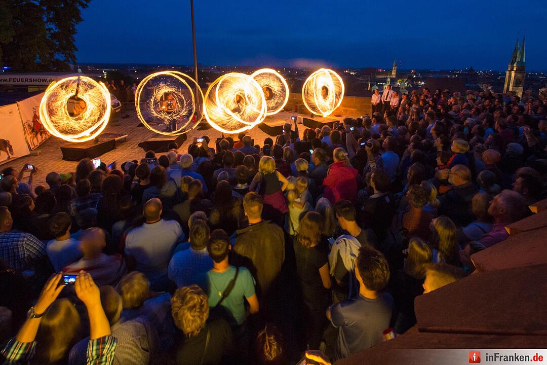 Burgfest auf der Kaiserburg in Nürnberg