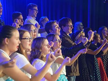 Der Jugendchor "Cantarella" vom Gesangverein "Sängerlust" aus Eltmann ist mir über 30 jungen Leuten einen richtig starke Truppe.  Foto: privat