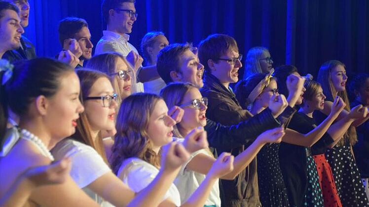 Der Jugendchor "Cantarella" vom Gesangverein "Sängerlust" aus Eltmann ist mir über 30 jungen Leuten einen richtig starke Truppe.  Foto: privat