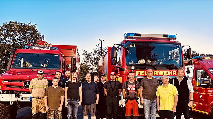 Fr&auml;nkische Feuerwehren unterst&uuml;tzen bei Gro&szlig;brand in Mecklenburg-Vorpommern