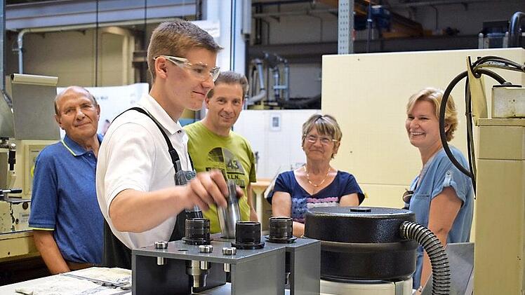 Die Auszubildenden führten vor, was sie schon gelernt haben. Foto: Sabrina Ruhmann