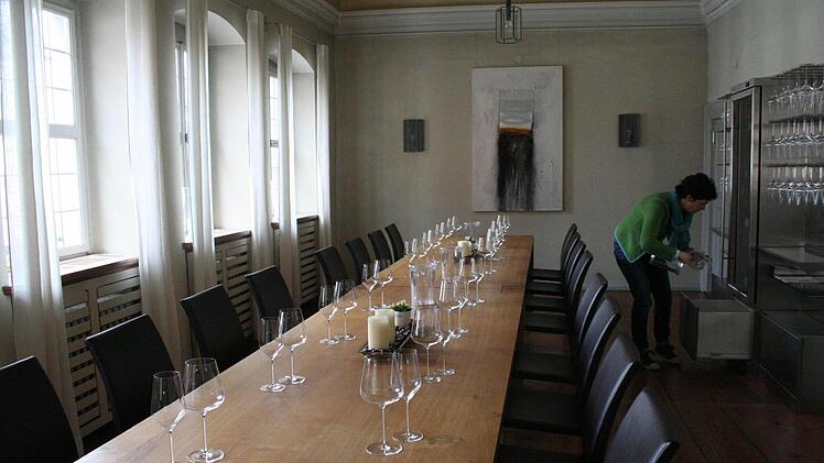 Großzügig sind die Bewirtungsräume.