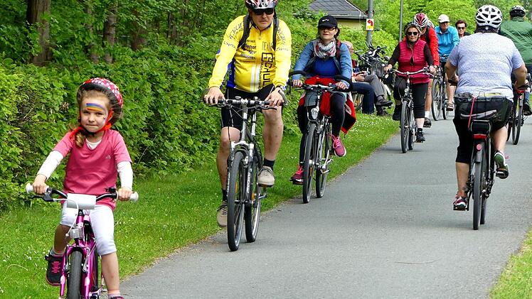 Impressionen vom Radfahrtag im WeißmaintalFoto: Dieter Hübner