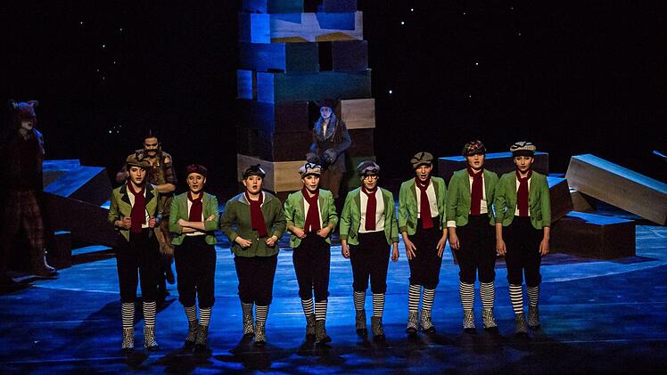 Probenimpressionen aus dem Landestheater: Die Familienoper "Pinocchio" feiert am Samstag Premiere in Coburg. Ein wichtige Rolle spielt der Kinderchor des Landestheaters.Foto: Jochen Berger