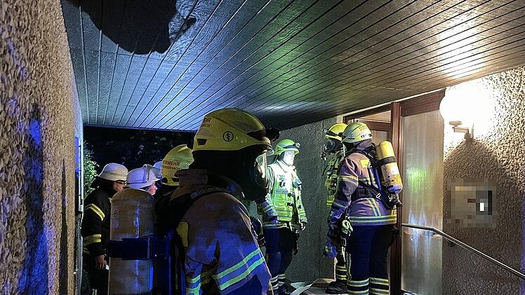 Brandgeruch aus dem Keller eines Einfamilienhauses in Großenseebach