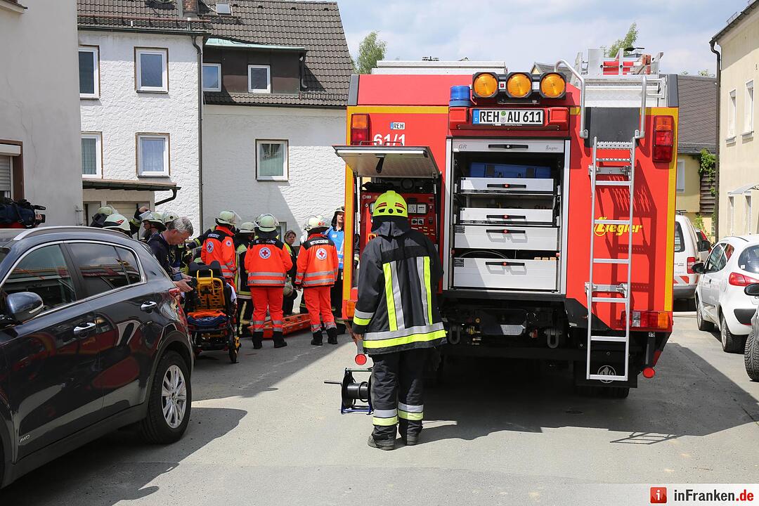 Gasaustritt in Rehau