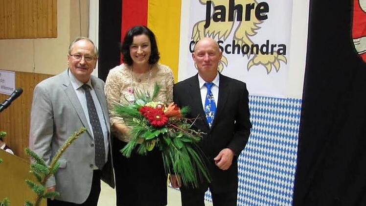 Feierlichkeit zum 50-jährigen Bestehen des CSU-Ortsverbandes Schondra Foto: Michael Belz